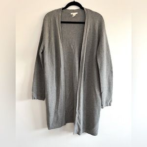 H&M long open cardigan sweater